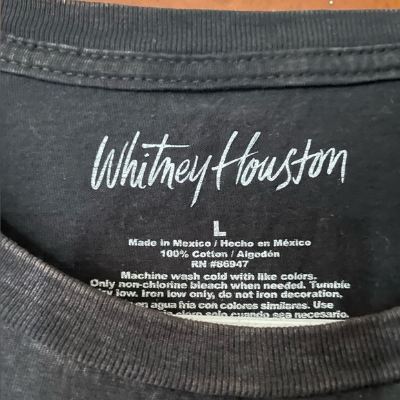 Vintage style Whitney Houston T shirt - Picture 3 of 5